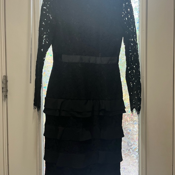 Rachel Parcell Long Sleeve Lace Dress Black - Picture 7 of 8